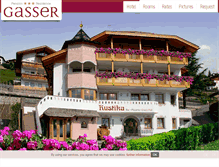 Tablet Screenshot of pension-gasser.com